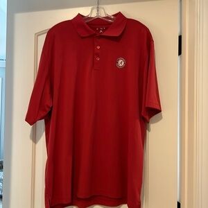 Alabama Crimson Tide Red Polo Golf Tennis Short Sleeve Size XL